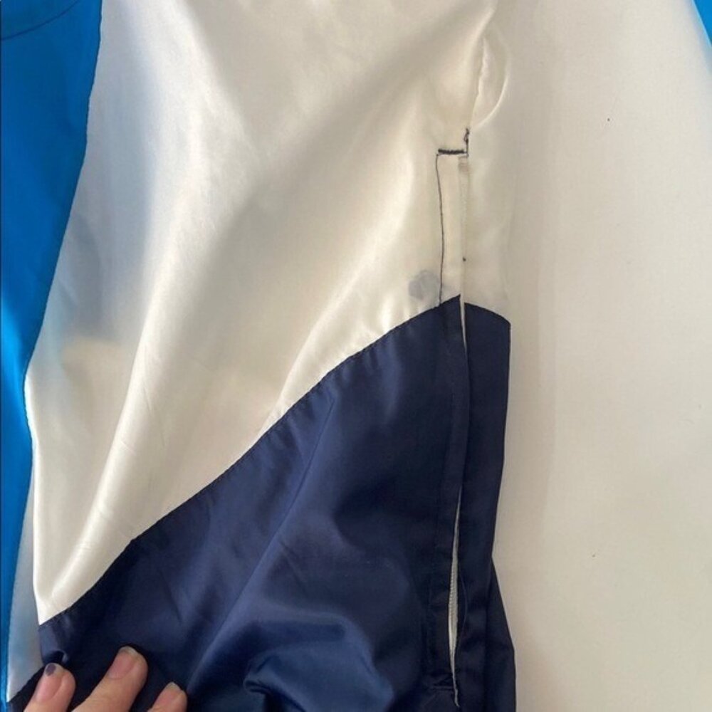 Vintage Nike Windbreaker Jacket Blue Colorblock 90s Retro Mens XL Lightweight - Picture 8 of 16